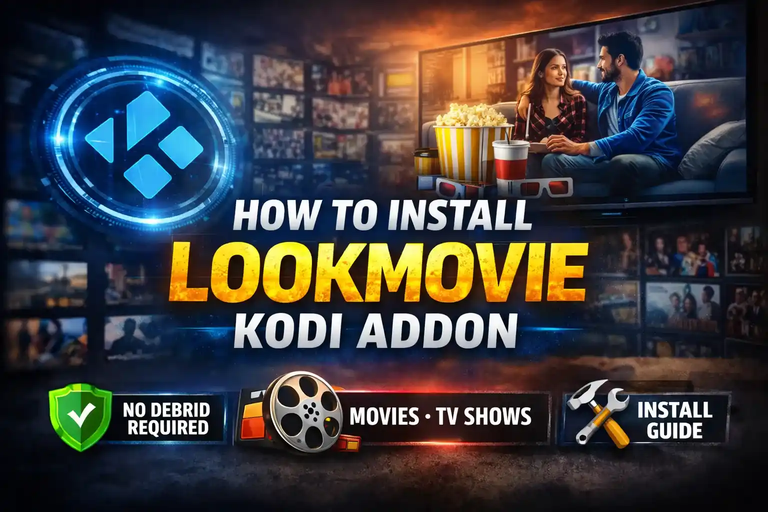 How to install LookMovie addon on kodi