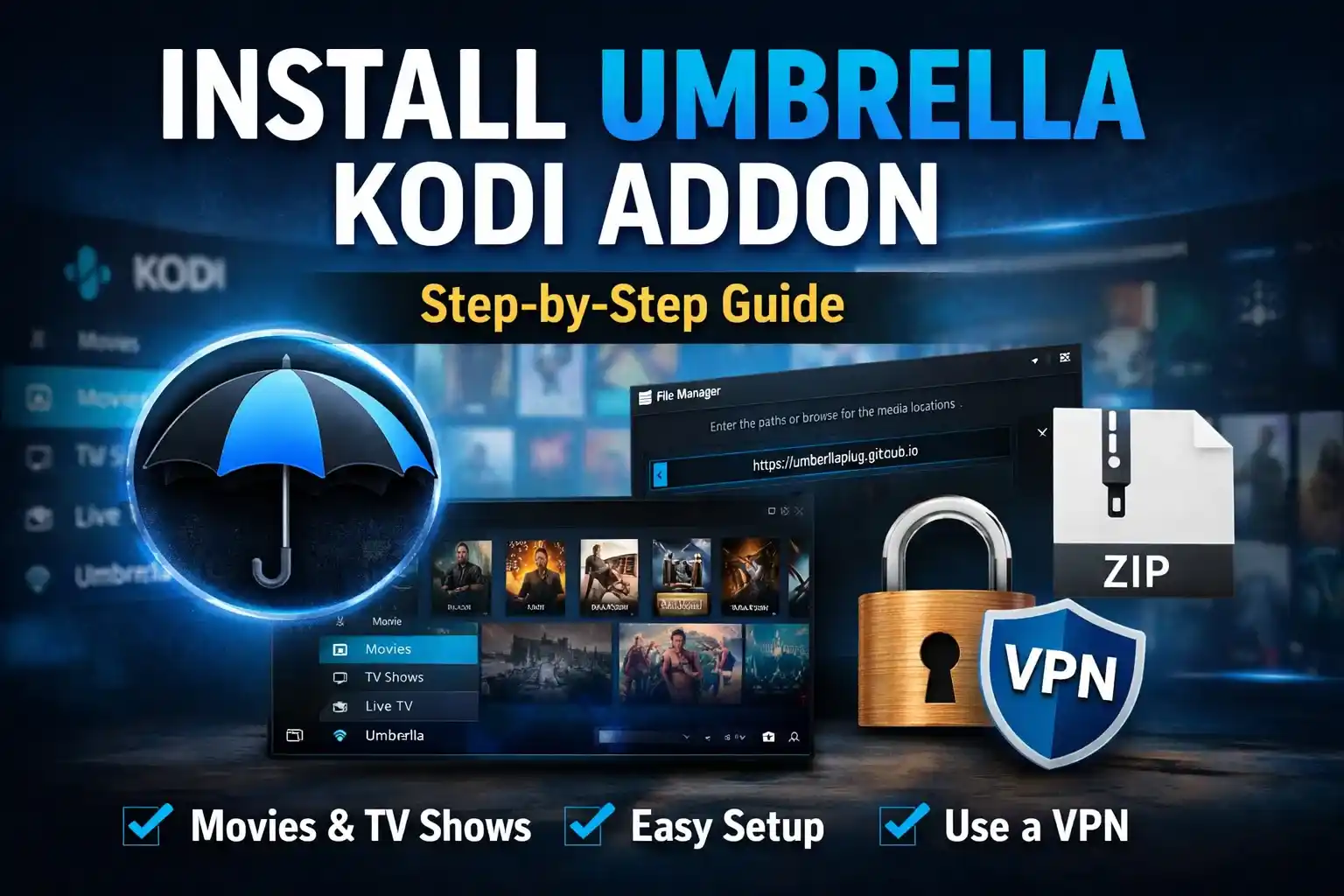 Install Umbrella Kodi addon guide Install Umbrella Kodi addon guide