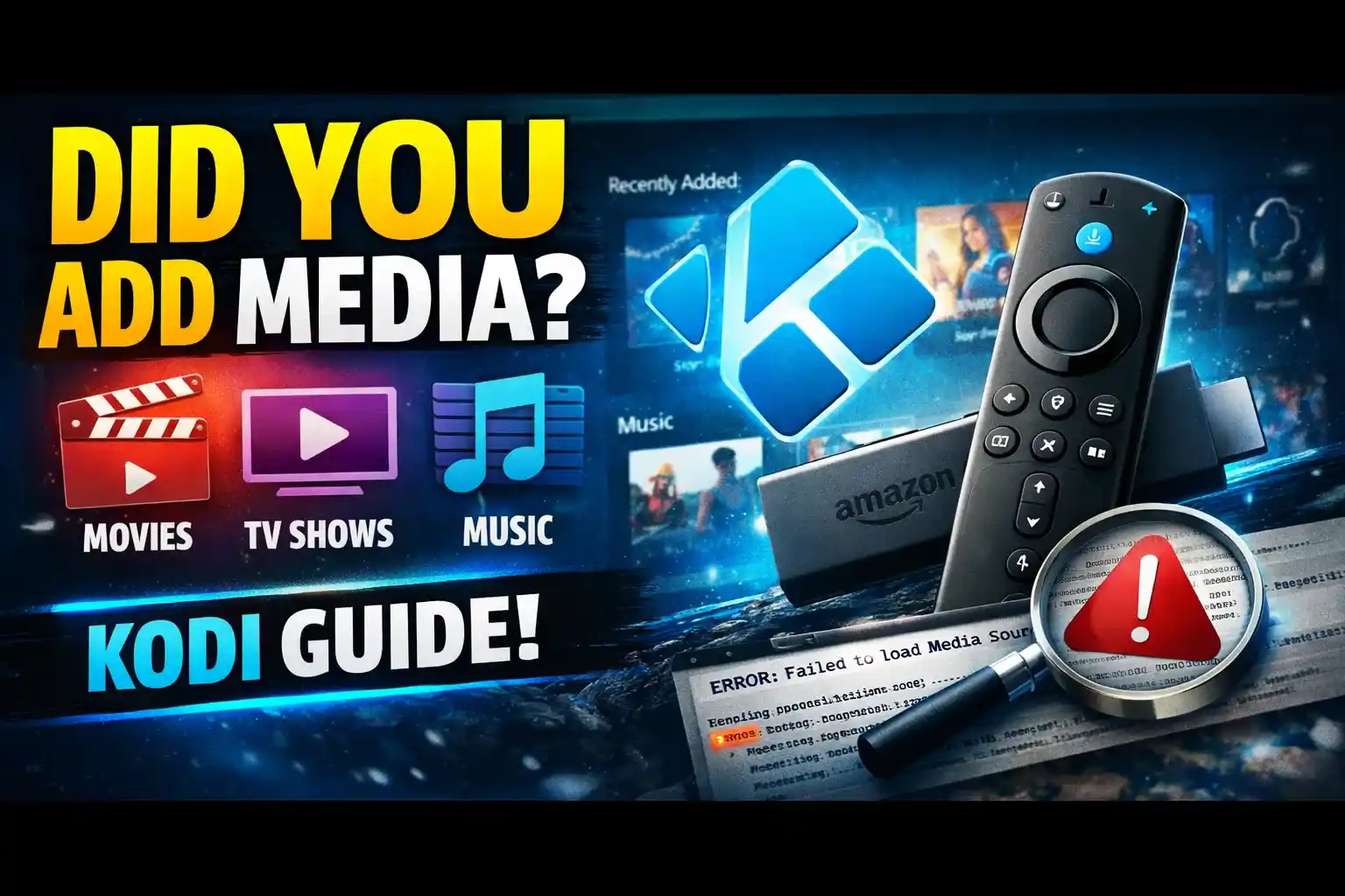 Kodi media guide and troubleshooting tips