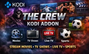 Streaming content with The Crew addon