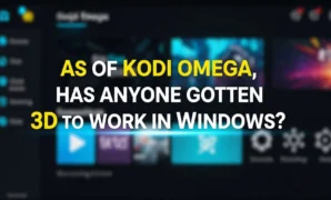as of kodi omega has anyone gotten 3d to work in windows
