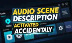 audio scene description activated accidentally