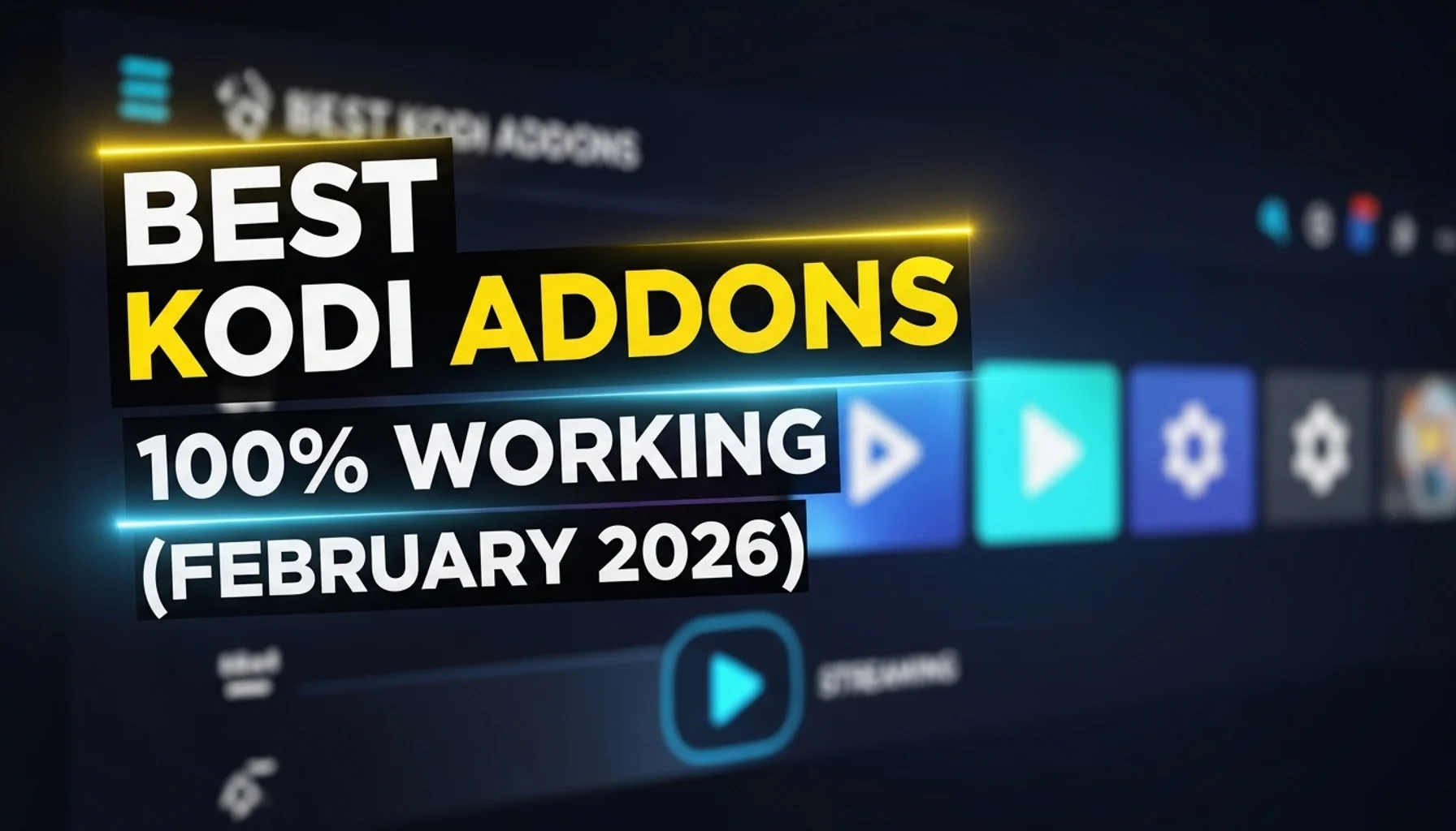 best kodi addons 100 working february 2026