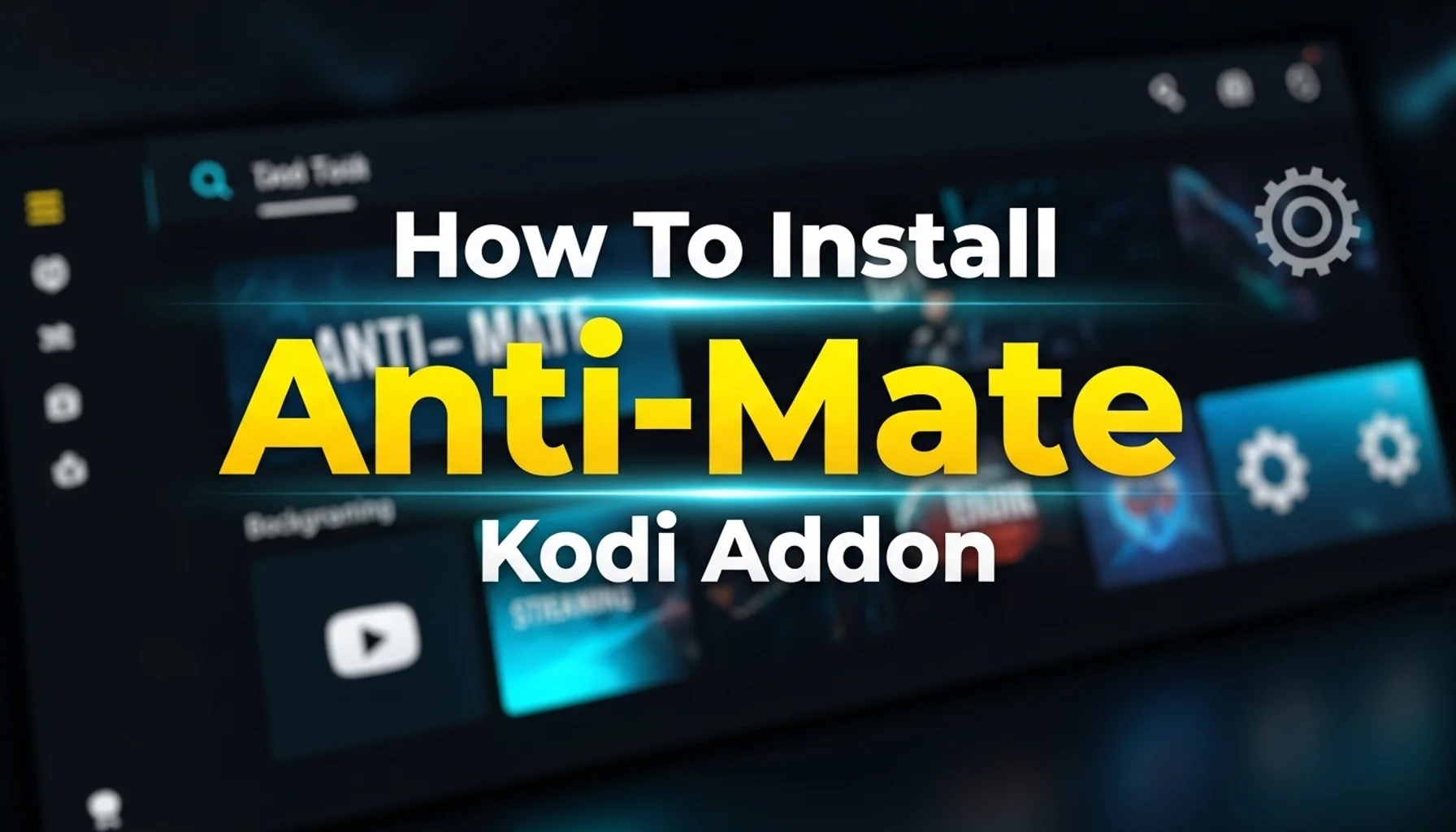 how to install anti mate kodi addon