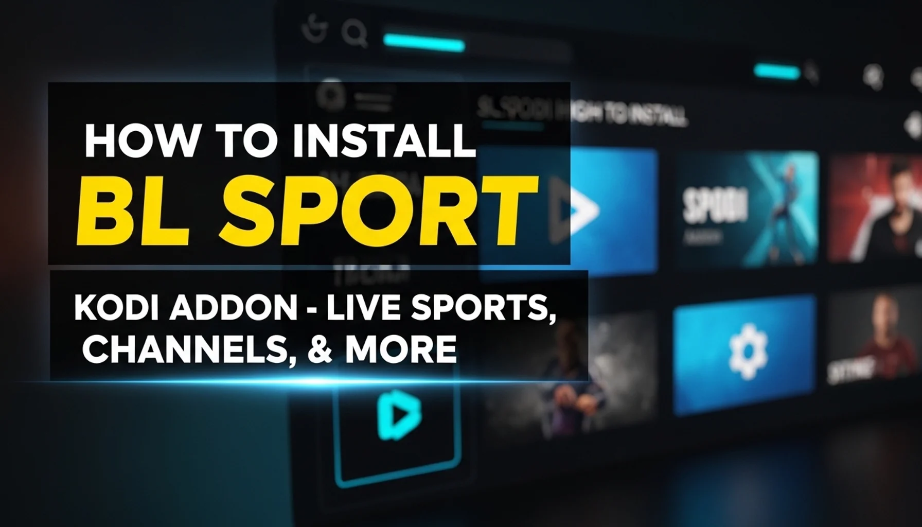 how to install bl sport kodi addon live sports channels mo