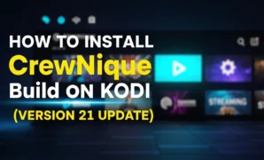 how to install crewnique build on kodi version 21 update