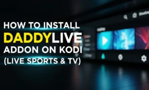 how to install daddylive addon on kodi live sports tv