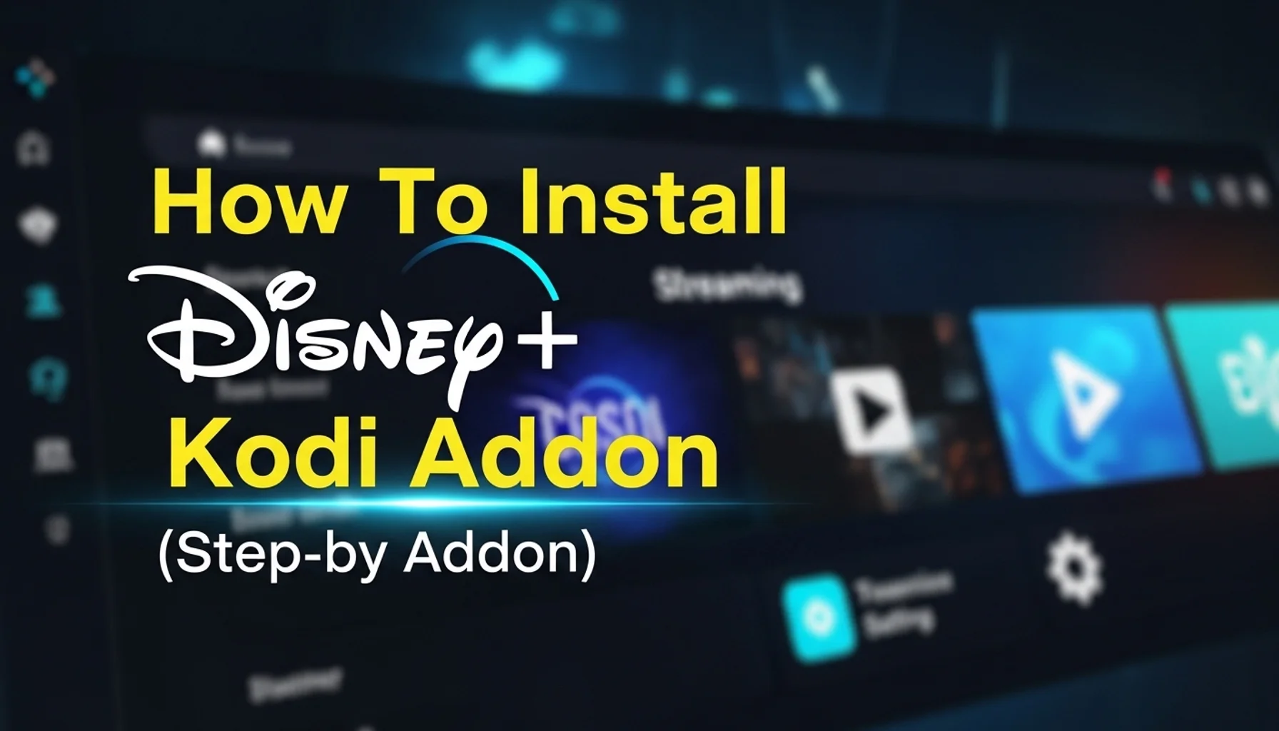 how to install disney plus kodi addon step by step