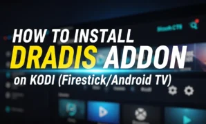 how to install dradis addon on kodi firestickandroid tv