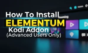 how to install elementum kodi addon advanced users only