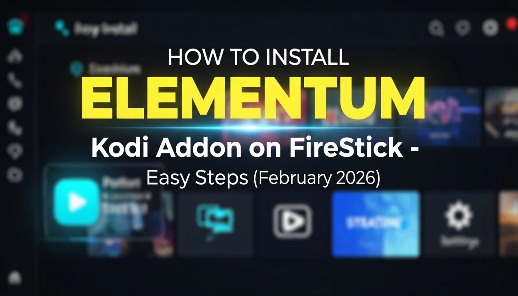 how to install elementum kodi addon on firestick easy steps