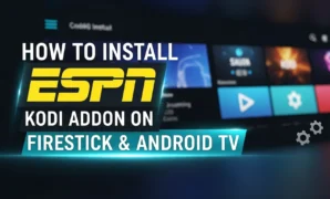 how to install espn kodi addon on firestick android tv