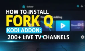 how to install fork q kodi addon 200 live tv channels