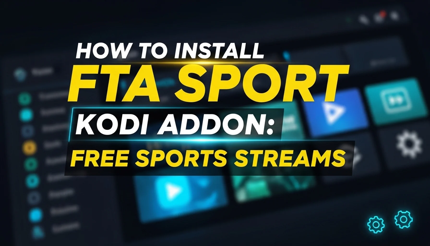 how to install fta sport kodi addon free sports streams