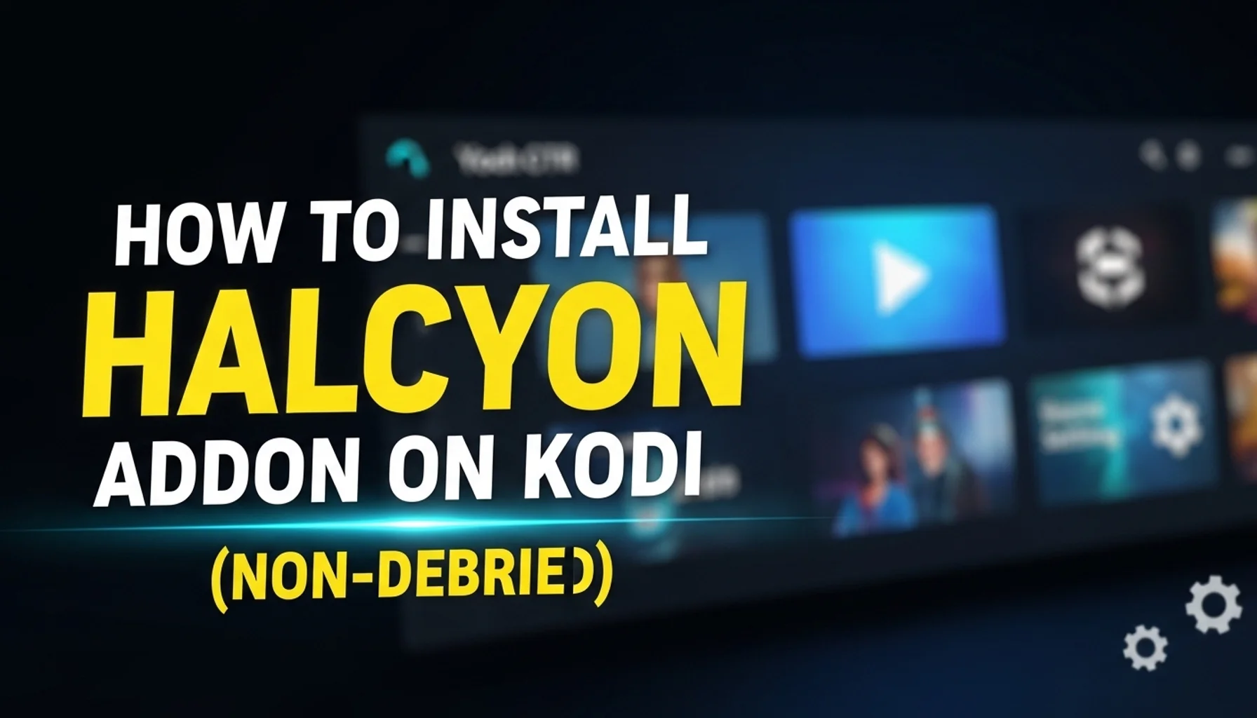 how to install halcyon addon on kodi non debrid
