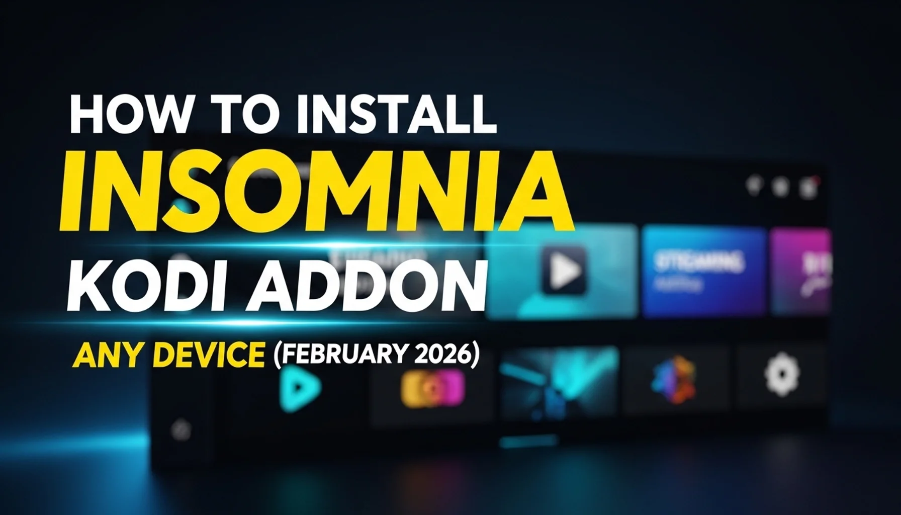 how to install insomnia kodi addon any device february 2026