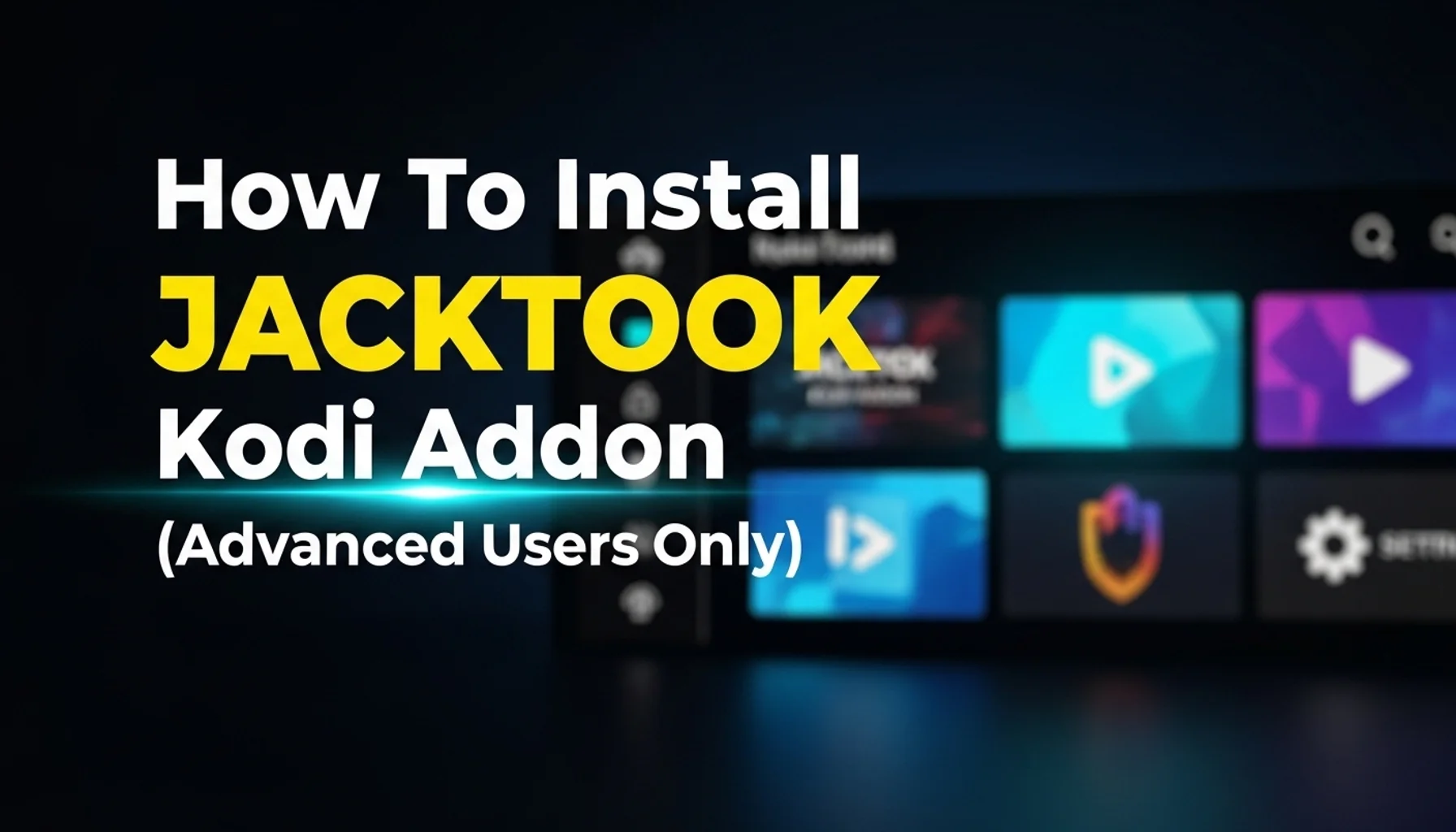 how to install jacktook kodi addon advanced users only