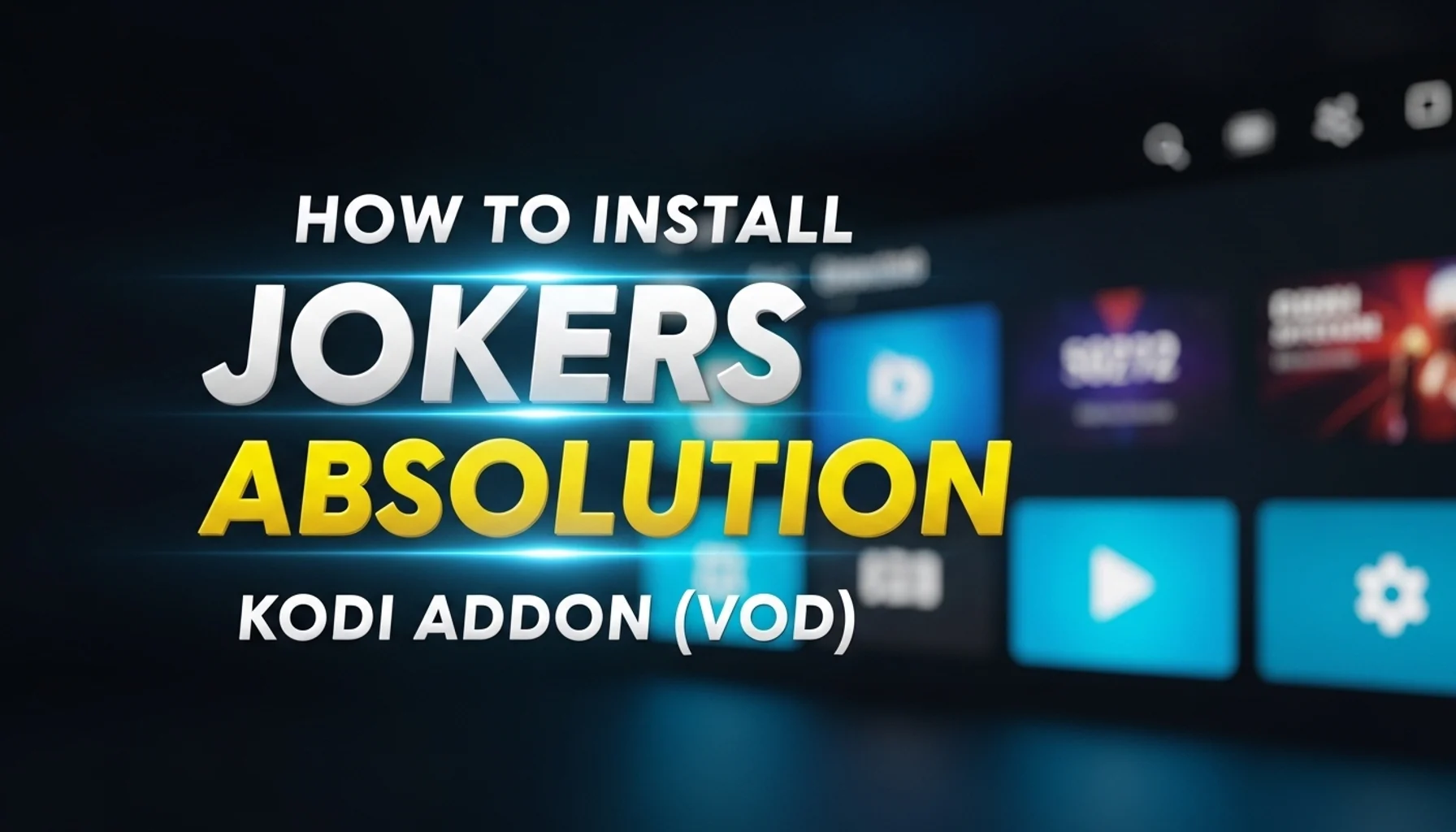 how to install jokers absolution kodi addon vod