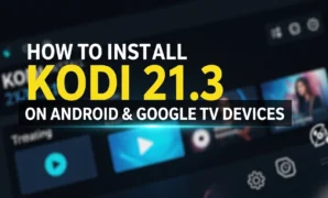 how to install kodi 213 on android google tv devices