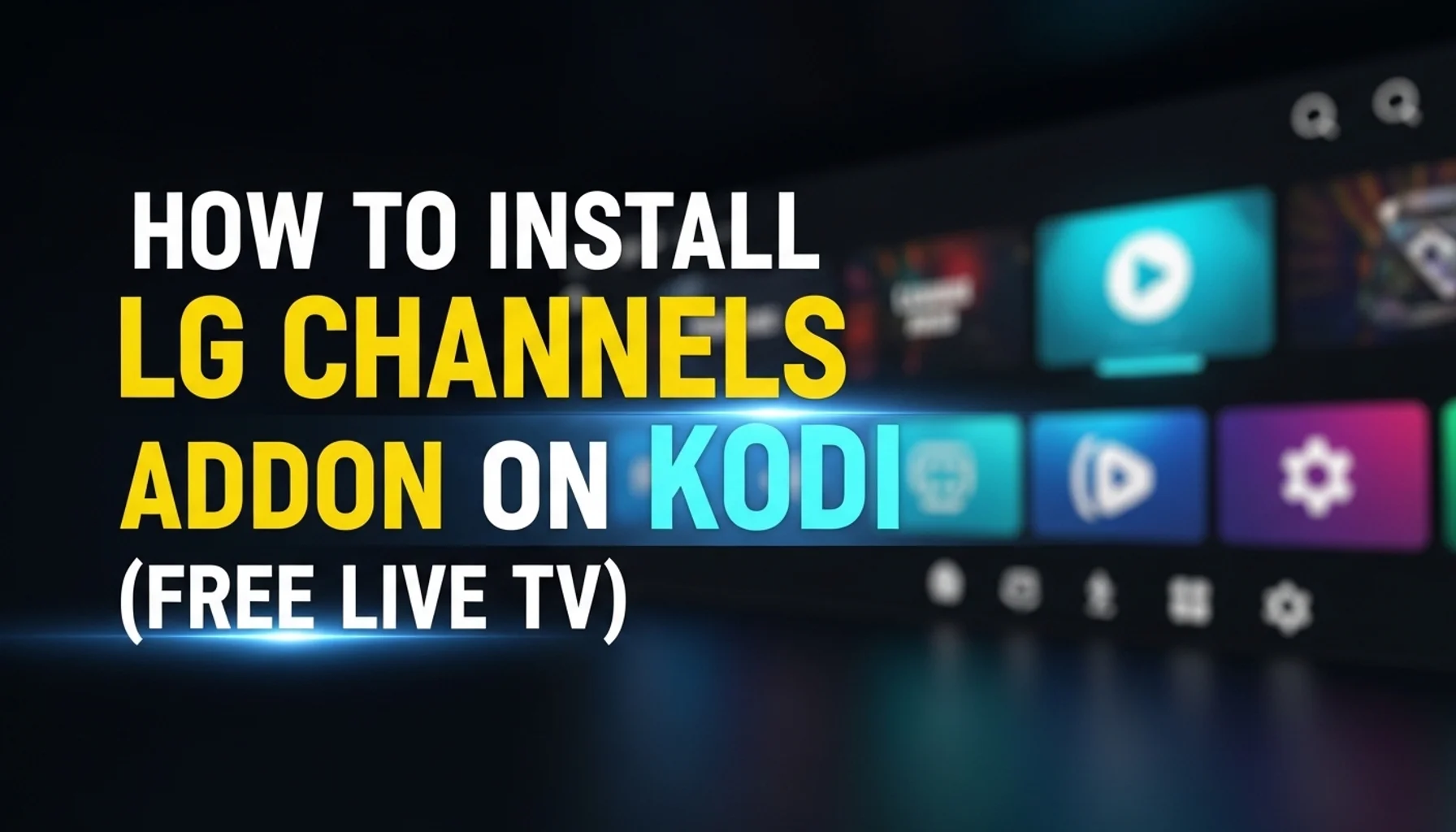 how to install lg channels addon on kodi free live tv