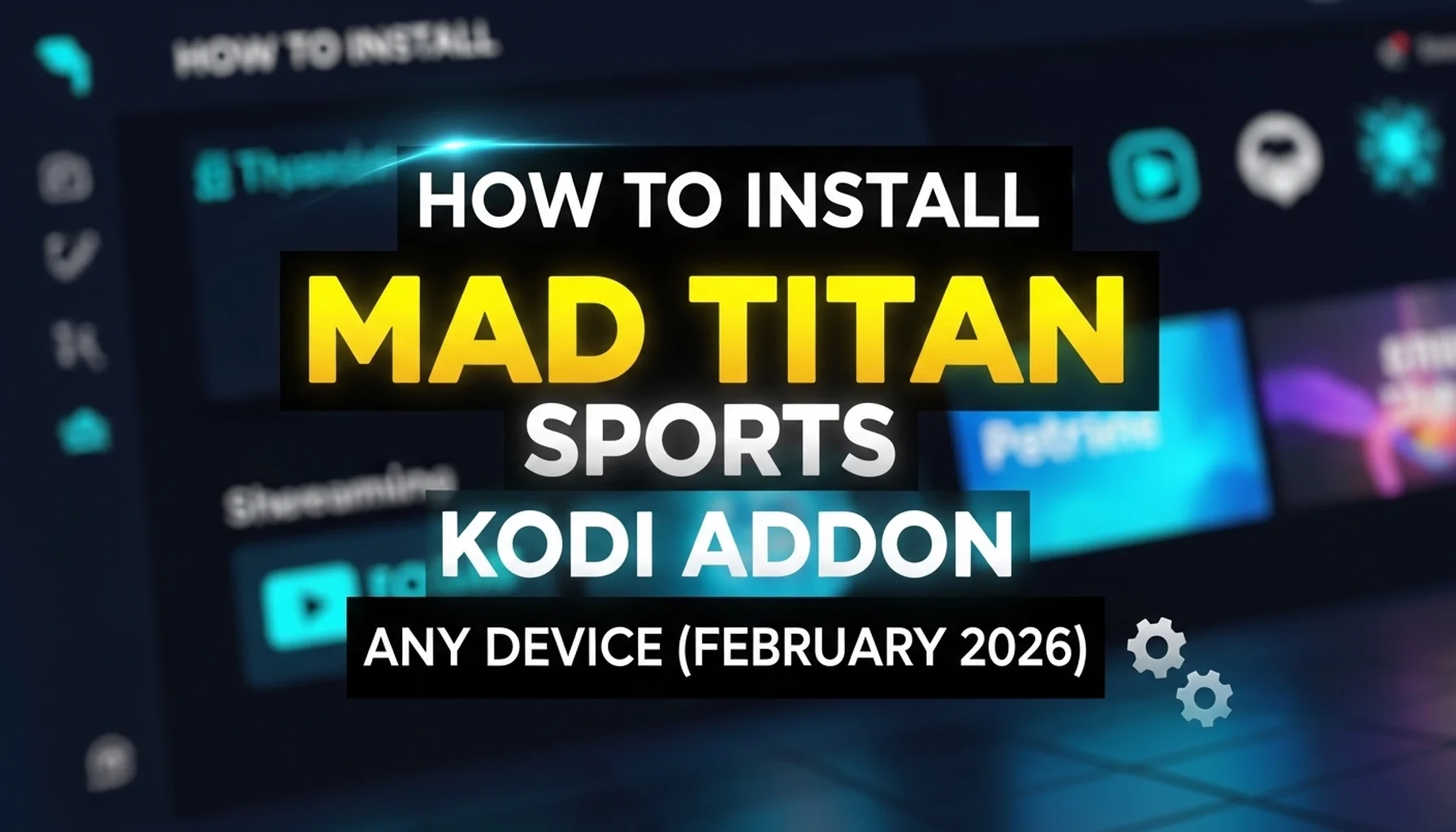 how to install mad titan sports kodi addon any device februa