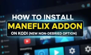 how to install maneflix addon on kodi new non debrid option