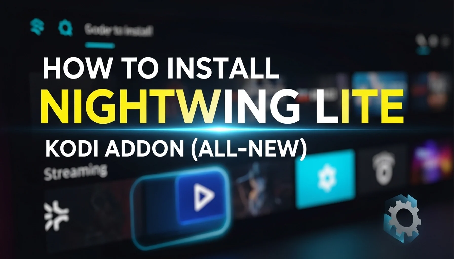 how to install nightwing lite kodi addon all new