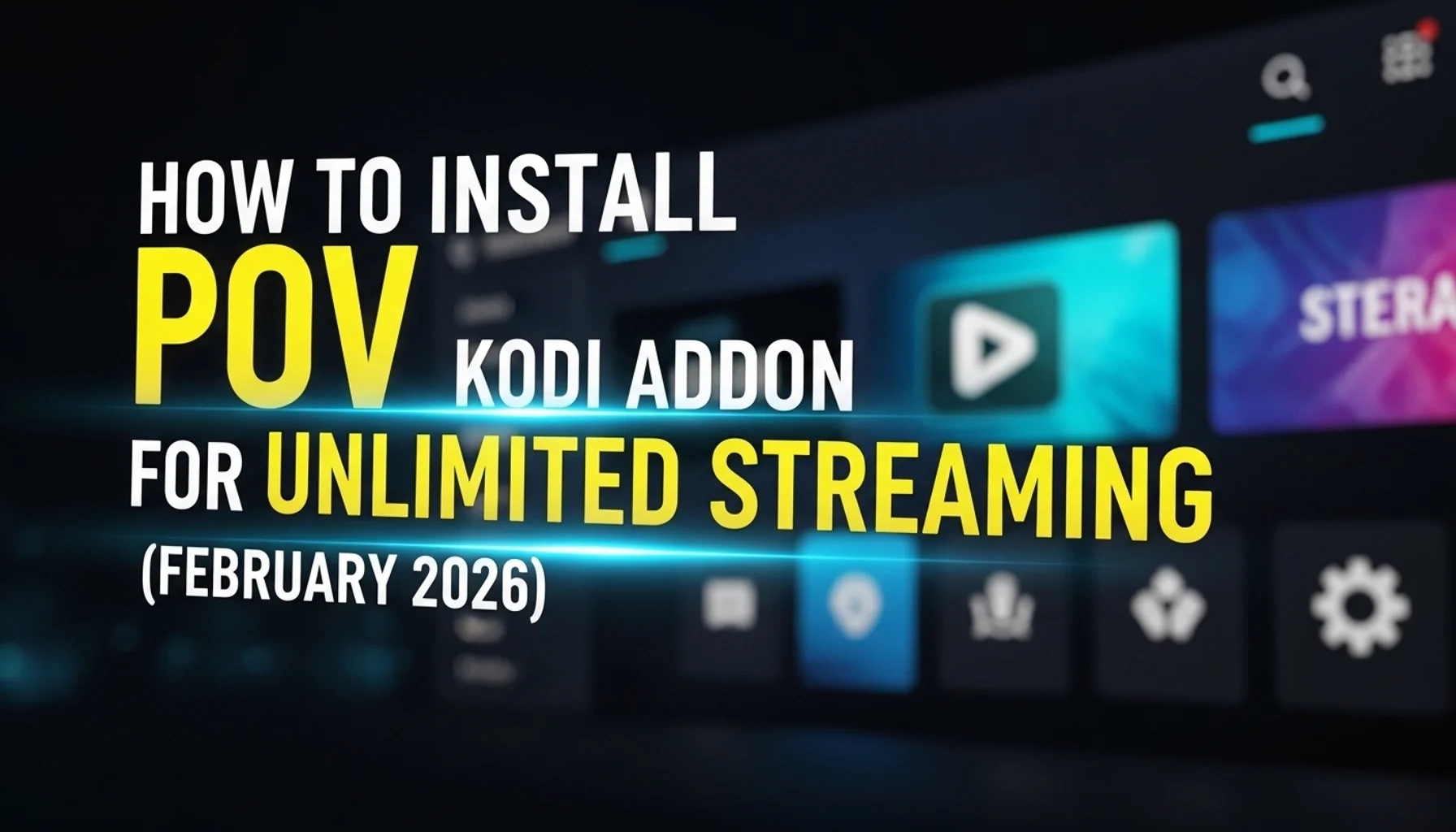 how to install pov kodi addon for unlimited streaming februa