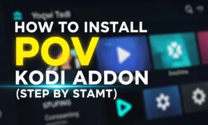 how to install pov kodi addon step by step