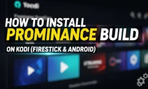 how to install prominance build on kodi firestick android