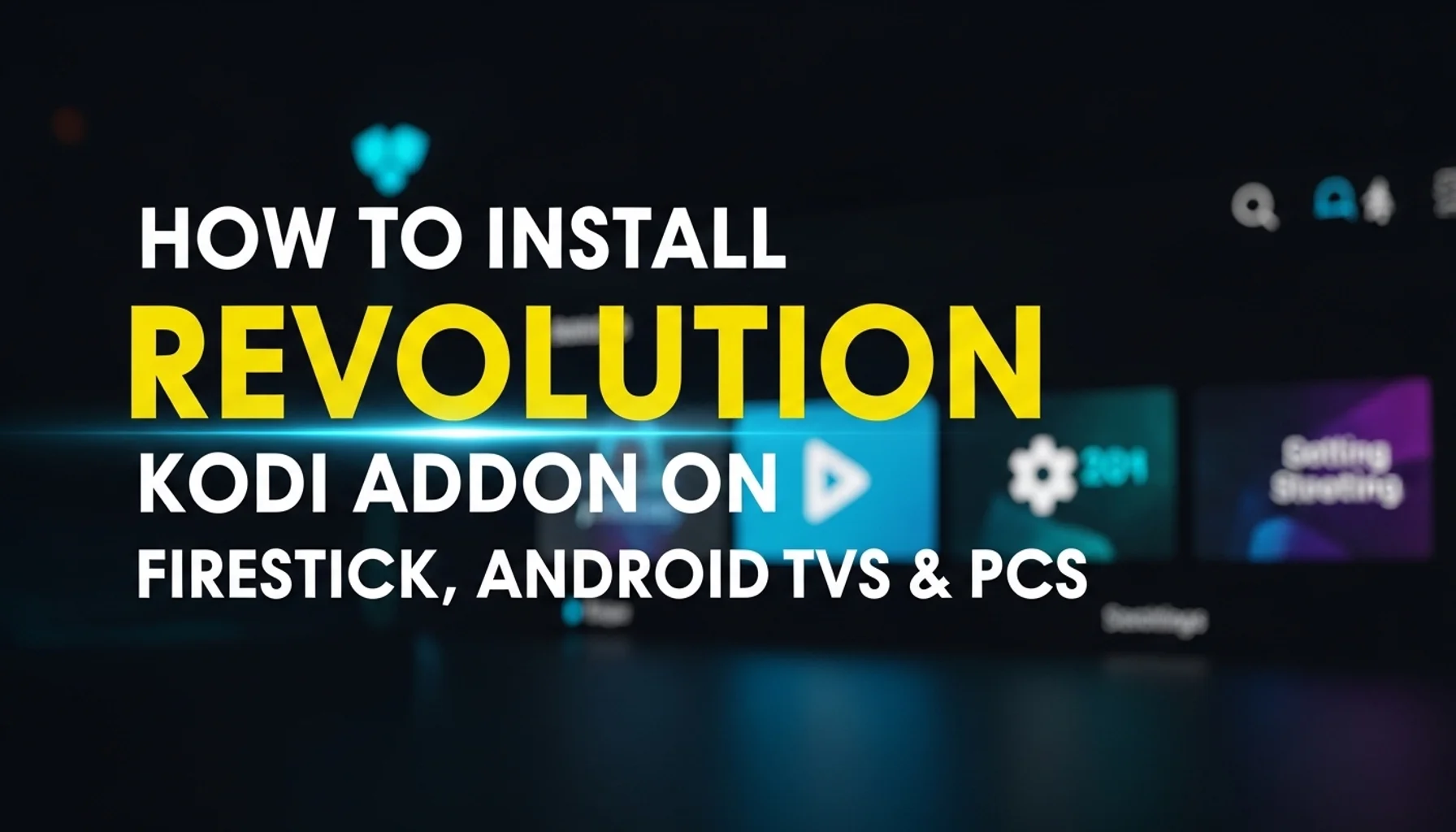 how to install revolution kodi addon on firestick android tv