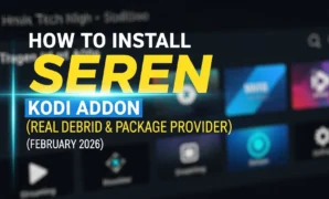 how to install seren kodi addon real debrid package provide
