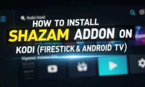 how to install shazam addon on kodi firestick android tv