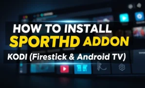 how to install sporthd addon on kodi firestick android tv