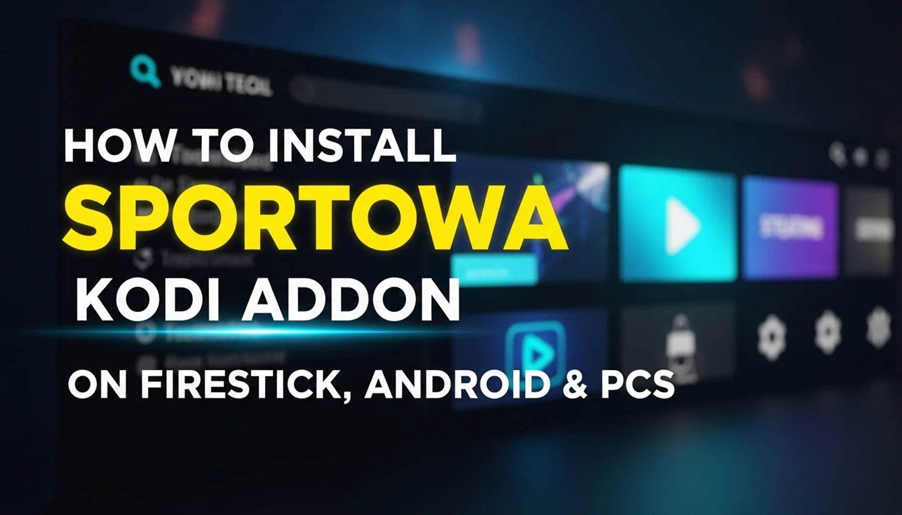 how to install sportowa kodi addon on firestick android pcs