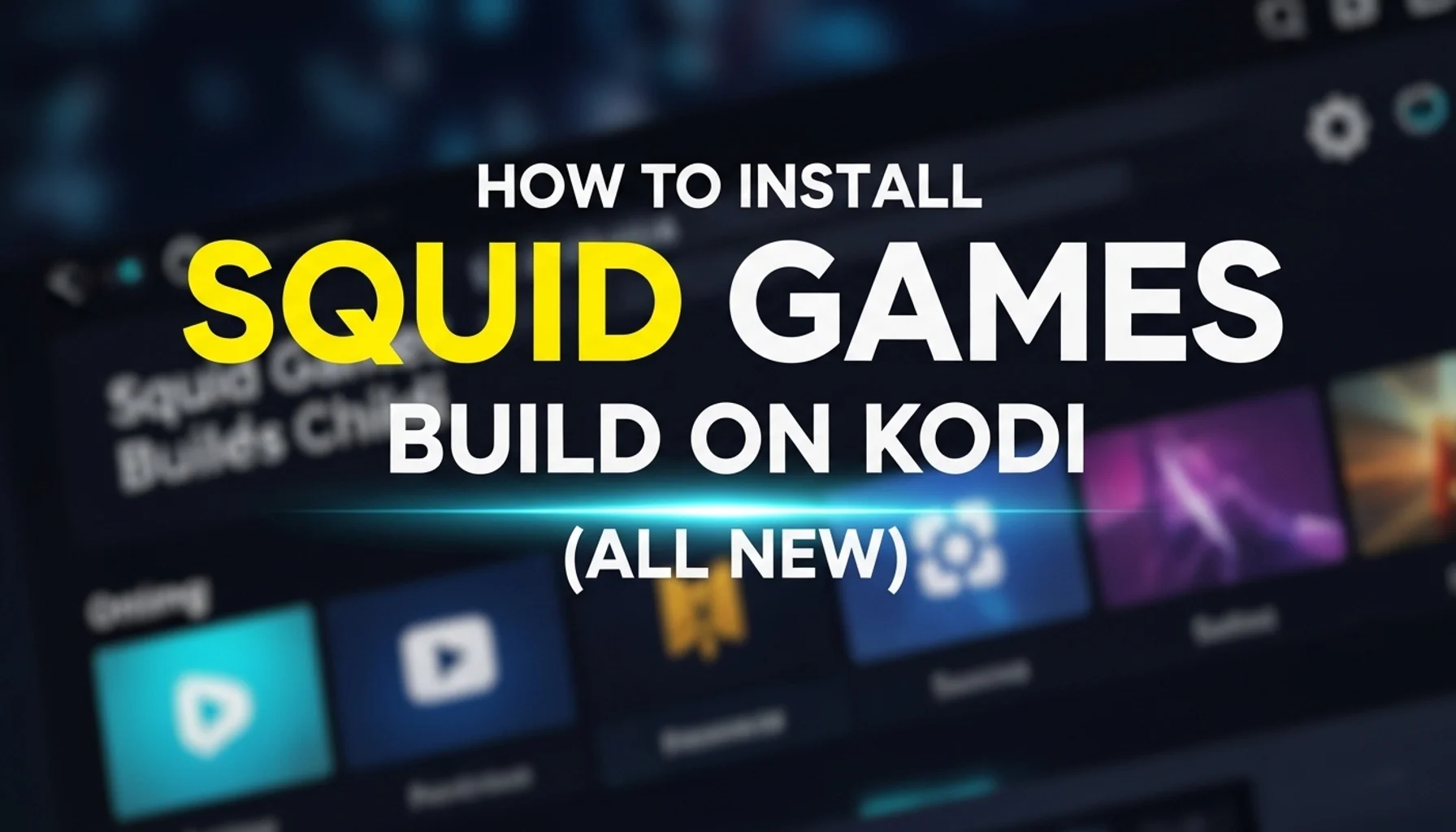 how to install squid games build on kodi all new