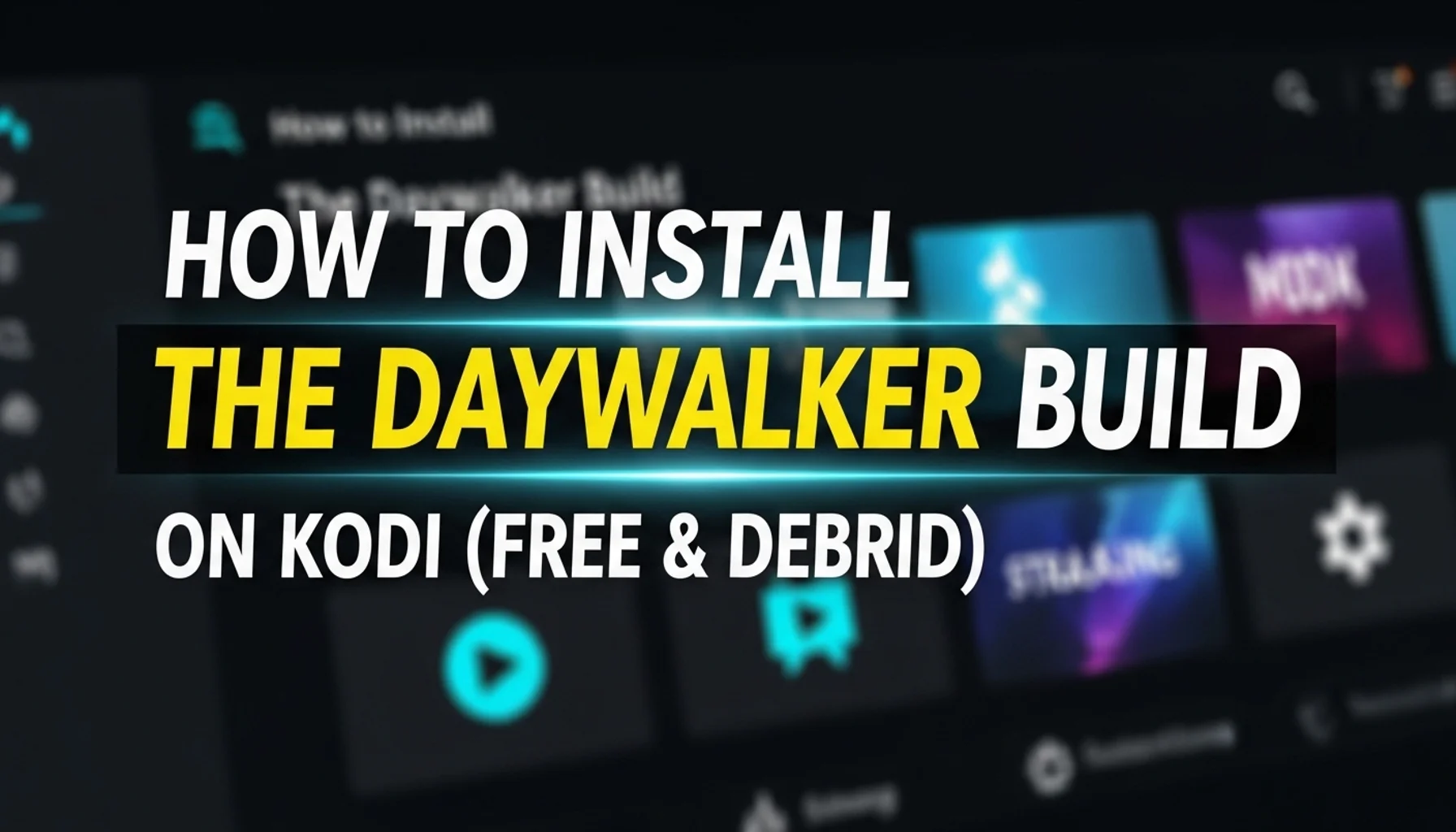 how to install the daywalker build on kodi free debrid