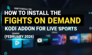 how to install the fights on demand kodi addon for live spor