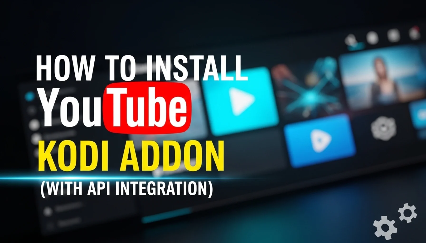 how to install youtube kodi addon with api integration