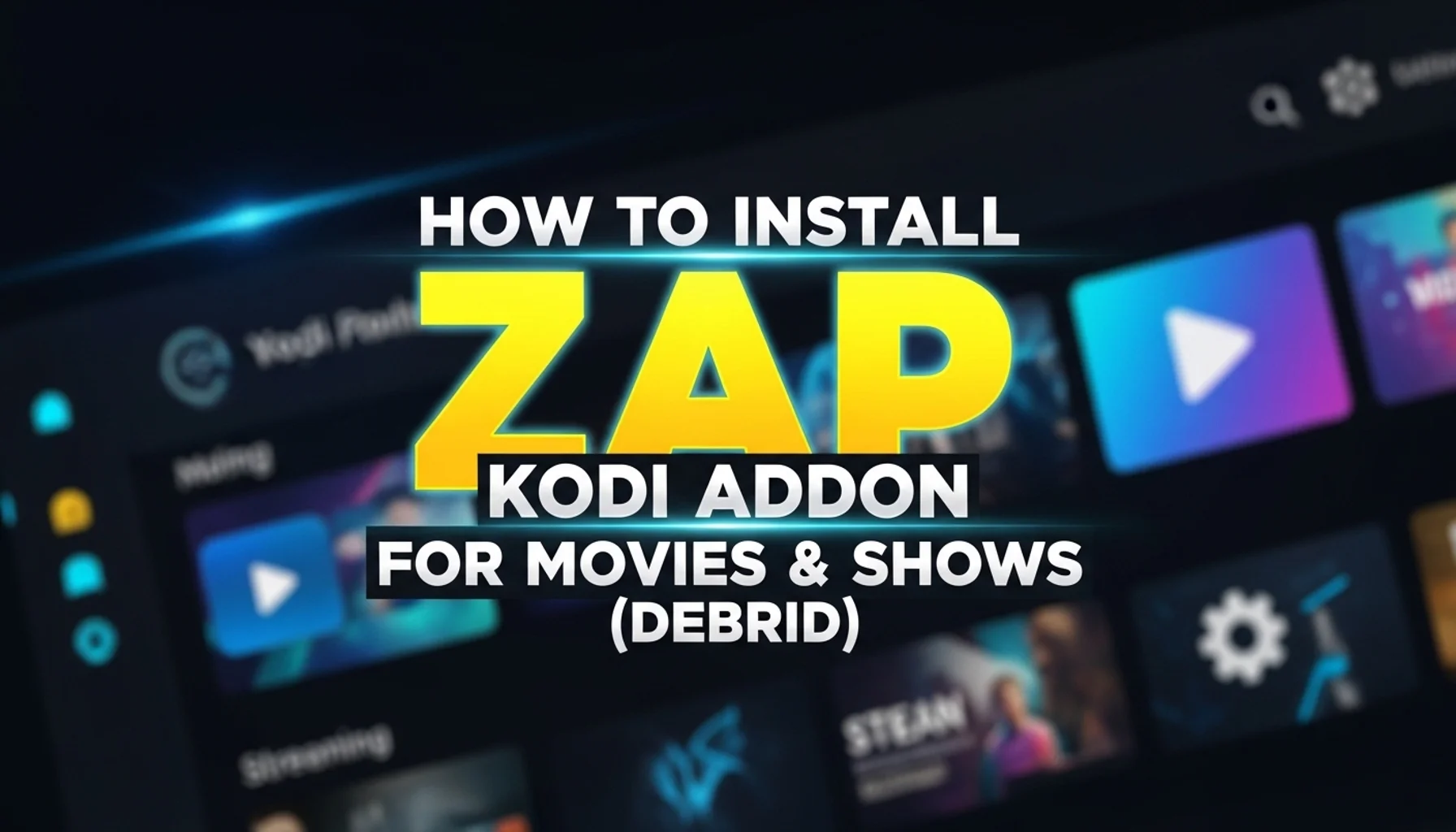 how to install zap kodi addon for movies shows debrid