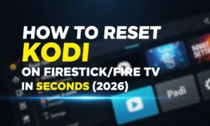 how to reset kodi on firestickfire tv in seconds 2026