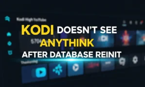 kodi doesnt see anythink after database reinit