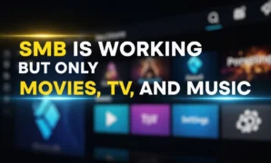 smb is working but only movies tv and music