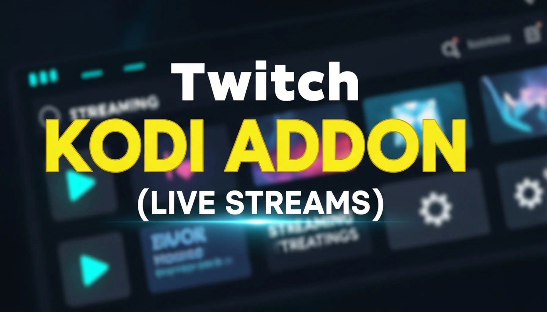 twitch kodi addon live streams