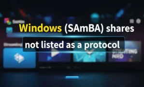 windows samba shares not listed as a protocol