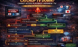 Catchup TV down Cannot acces playback japanese TV