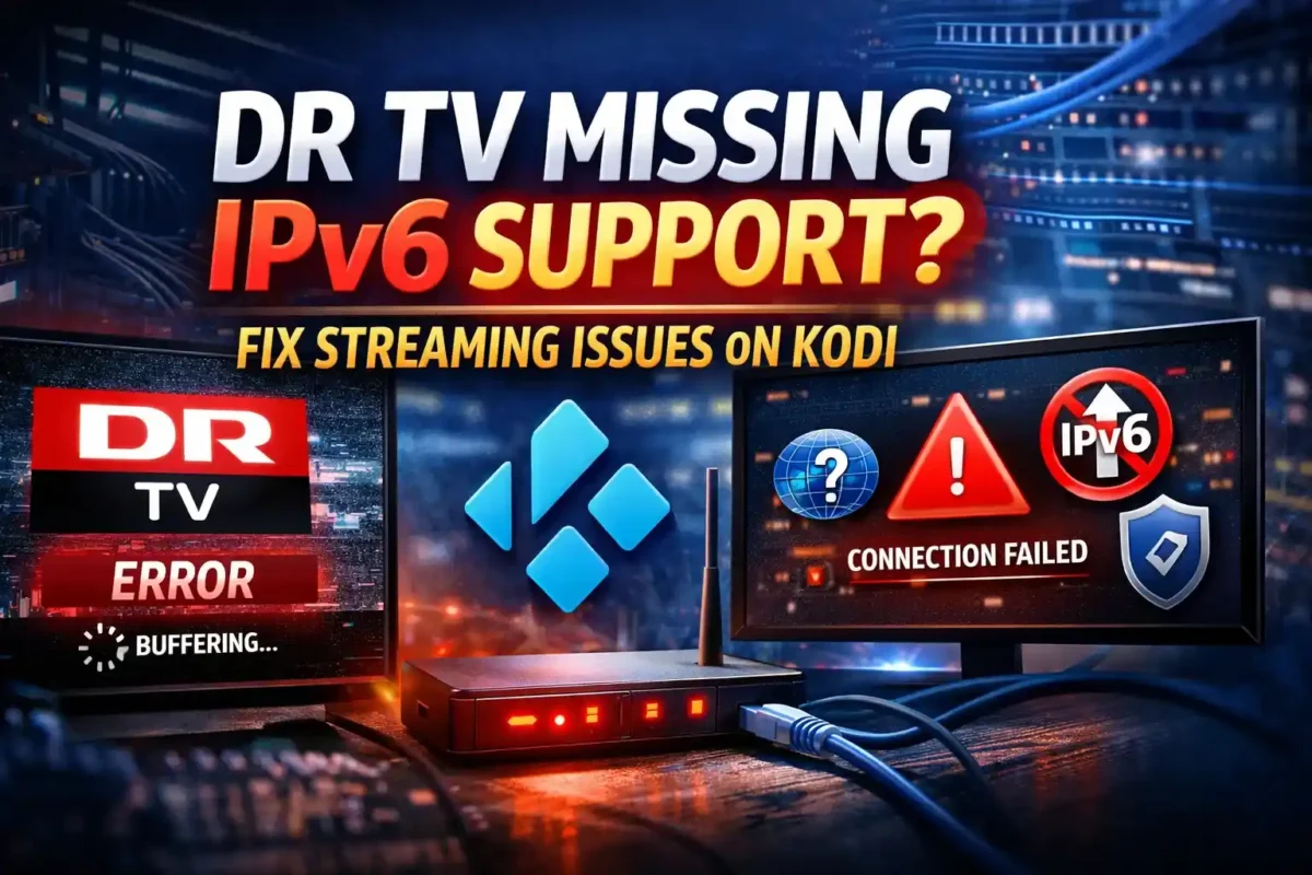 DR TV Missing IPv6 Support How to Fix Streaming Issues on Kodi DR TV Missing IPv6 Support How to Fix Streaming Issues on Kodi e1773502566776