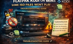 Flatpak Kodi on Mint Some ISO Files Wont Play