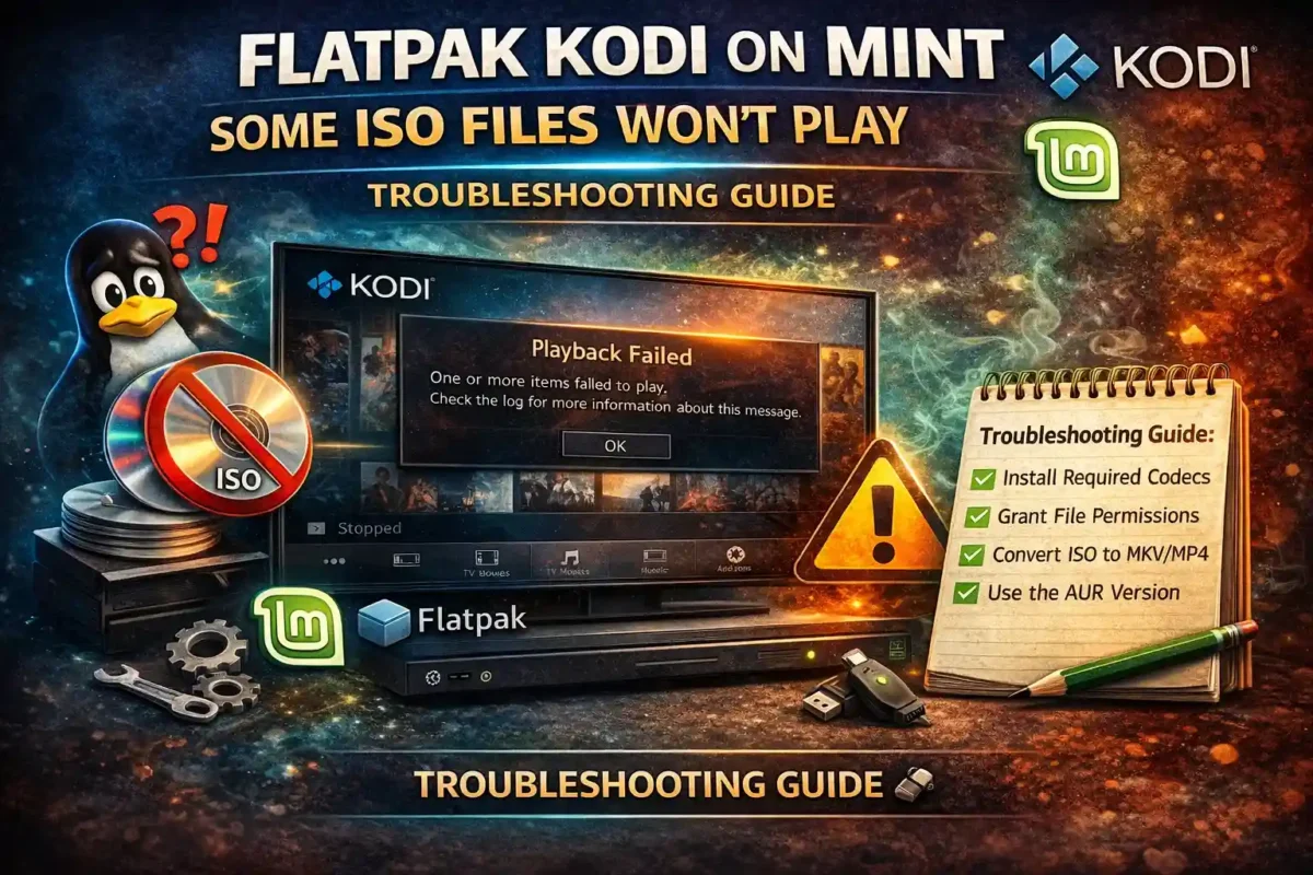 Flatpak Kodi on Mint Some ISO Files Wont Play e1773549214602