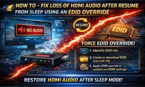 HOW TO Fix Loss of HDMI Audio After Resume from Sleep Using an EDID Override